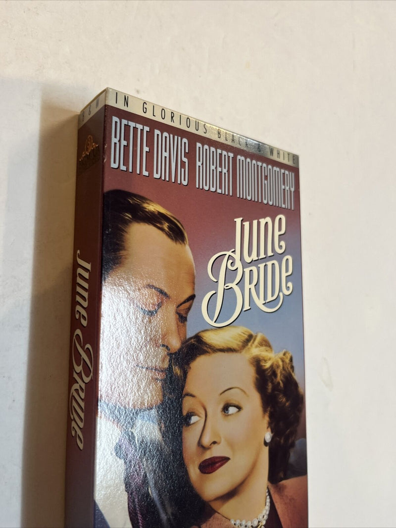 June Bride (VHS, 1992) Bette Dsvis • Robert Montgomery | MGM/UA