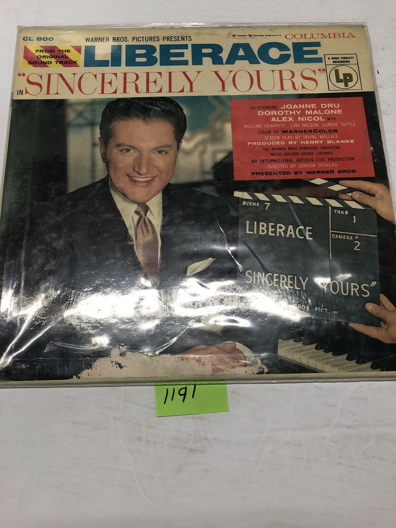 Liberace Sincerely Yours Vinyl LP Album