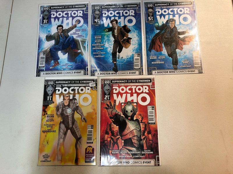 Doctor Who Event Supremacy Of The Cybermen (2016) #1-5 VF/NM Complete Set #1/var