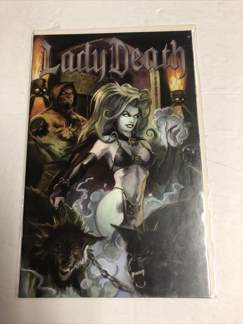 Lady Death Judgement War (1999) # 1 (NM) DF Painted Cover # 238 / 5000