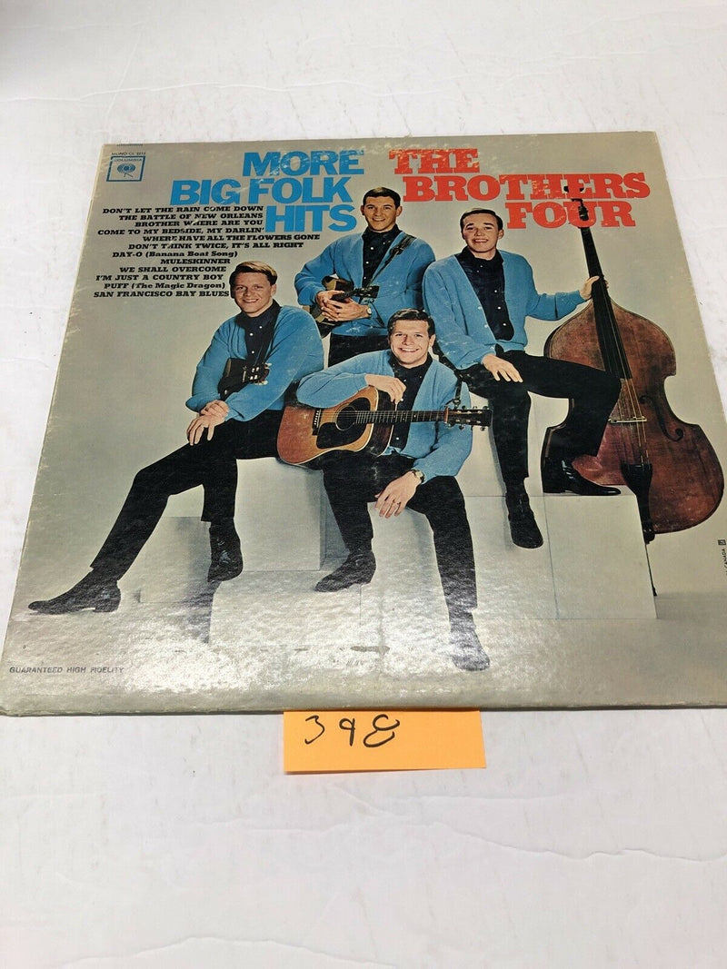 The Brothers Four More Big Folk Hits  Vinyl  LP Album