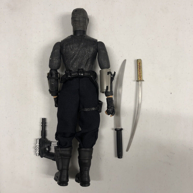 G.I.Joe Snake Eyes 12” Figure With Gun And Swords