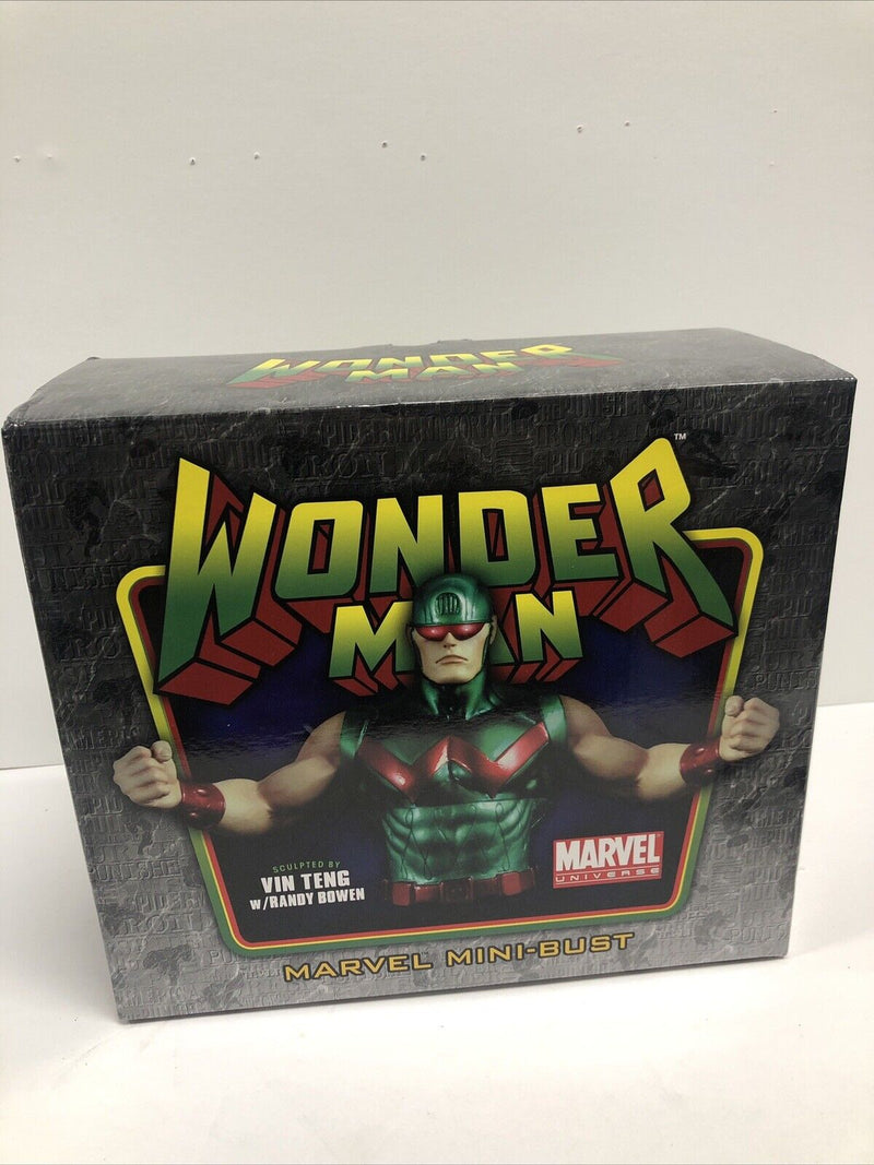 Wonder Man Marvel Mini-Bust 6.5” Sculpted By Vin Teng 2009
