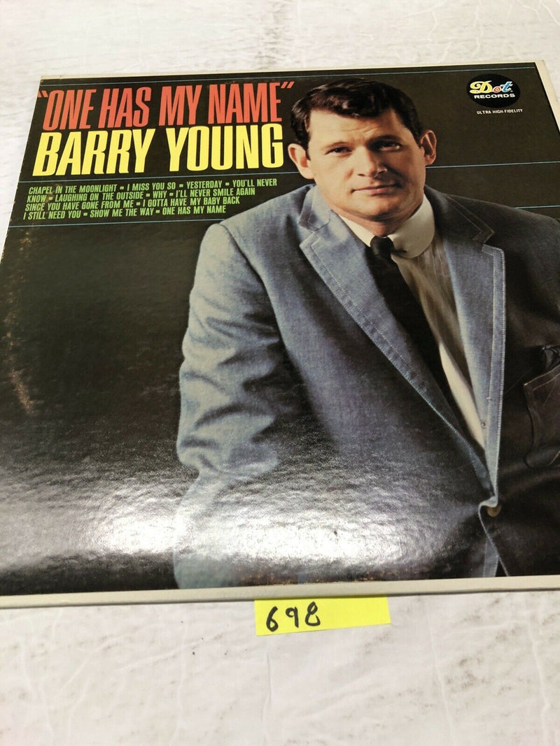 Barry Young One Has My Name Vinyl  LP Album