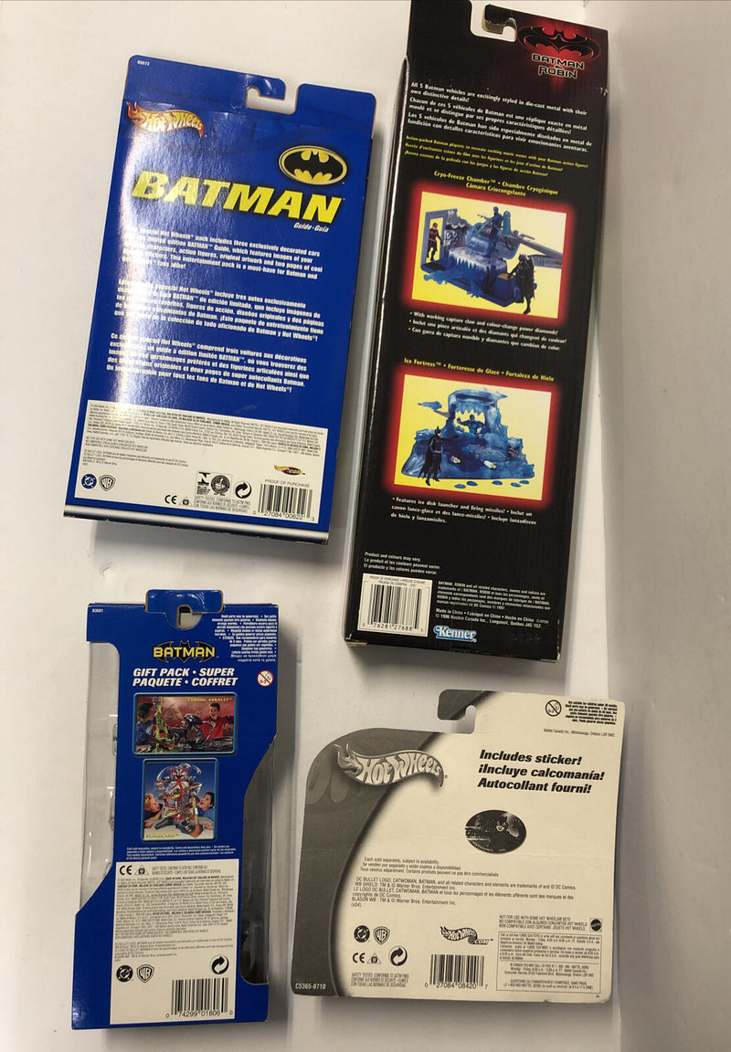 Batman Hotwheels Set Gift Pack | Batman & Robin Die-Cast Vehicles