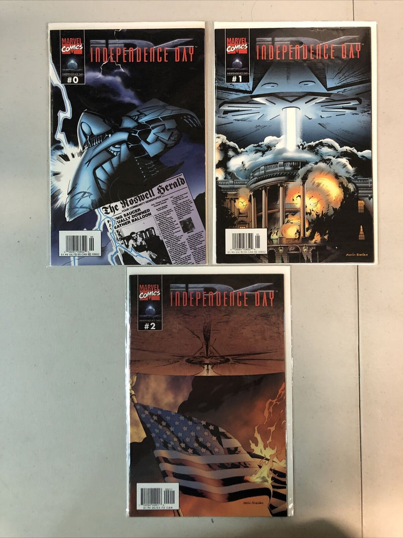 Independence Day (2001) 0,1 & 2 (VF/NM) Complete Set Prequel + Movie Adaptation