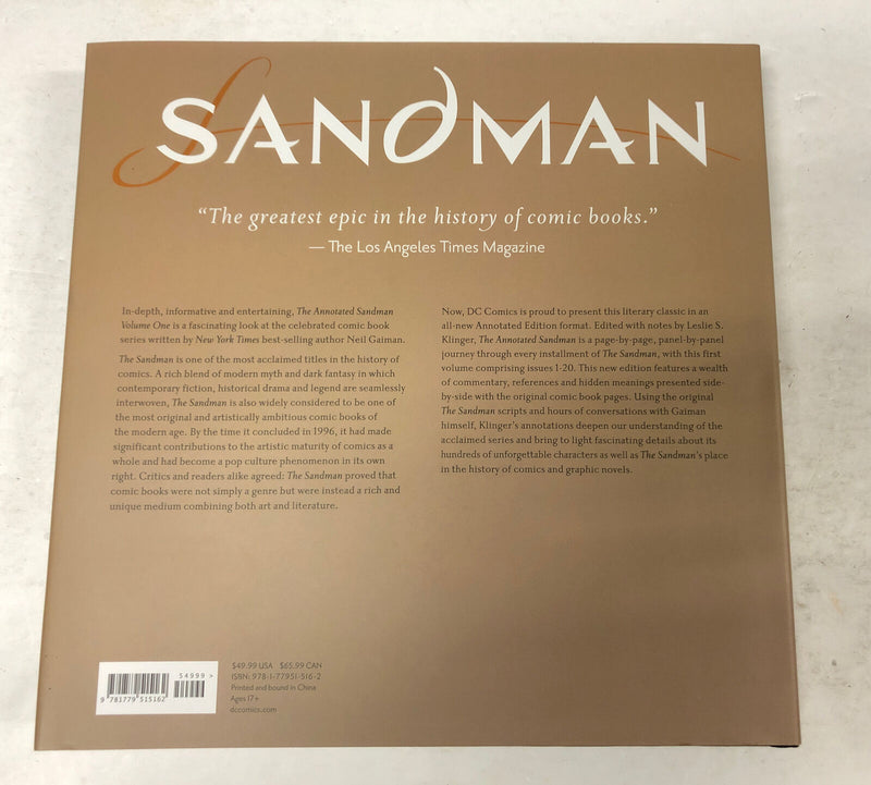 The Annotated Sandman Vol 1 |