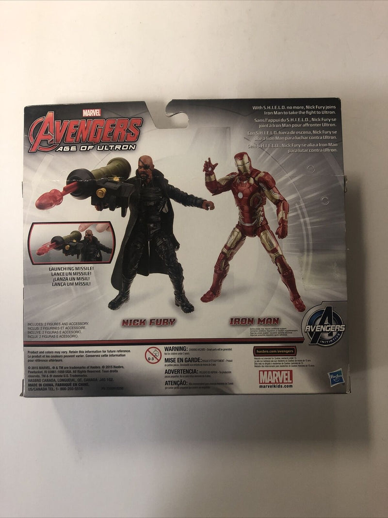 Marvel Age Of Ultron 2pack Nick Fury Iron Man Toys R Us Exclusive (2015) 3.75