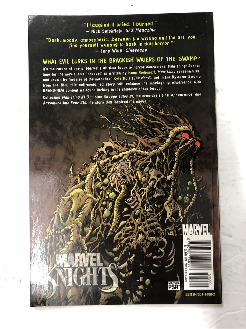 Man-Thing Whatever Knows Fear By Hans Rodionoff (2005) TPB Marvel Comics
