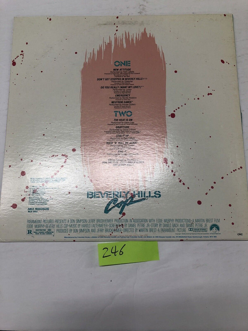 Beverly Hills Cop Motion Picture Soundtrack Vinyl LP Album
