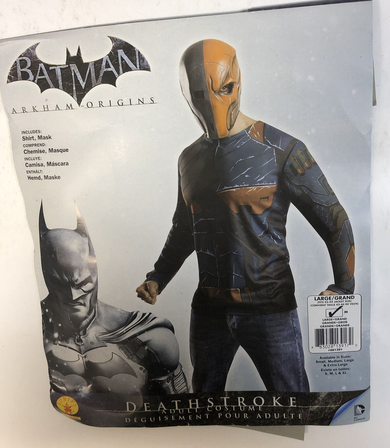 Deathstroke Batman Adult Men Costume Halloween Large