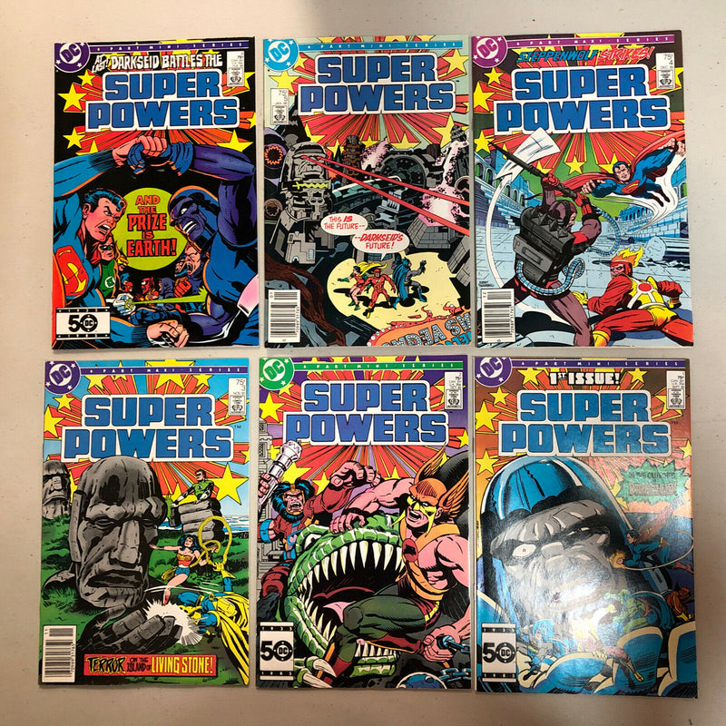Super Powers Lot 3 series (VF/NM) Complete Sets Darkseid Batman Wonder Woman DC