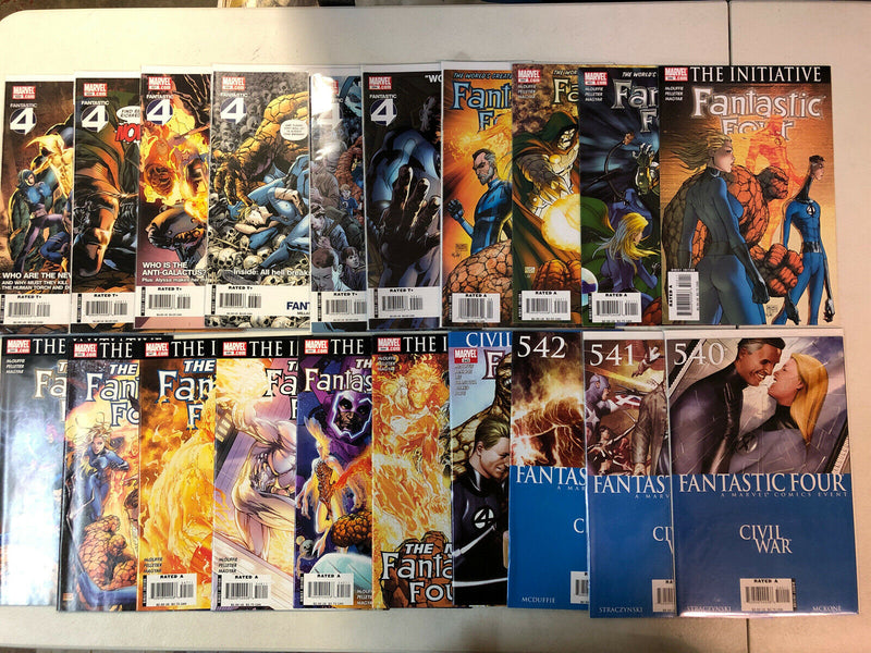 Fantastic Four (2003) #500-588 + Annual #32 & 33 (VF/NM) Complete Run Set Marvel