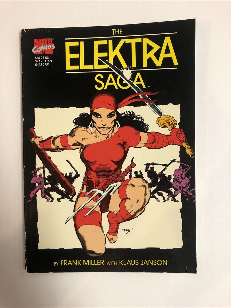 The Elektra Saga by Frank Miller with Klaus Janson TPB (1989)(Fine) OOP