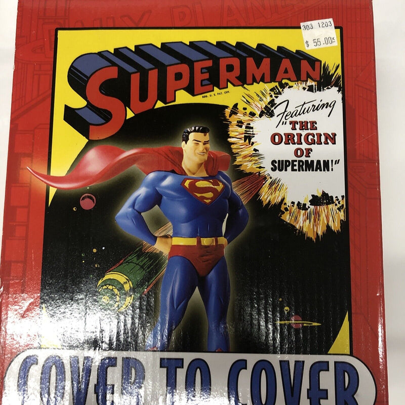 Superman Cover To Cover Statue