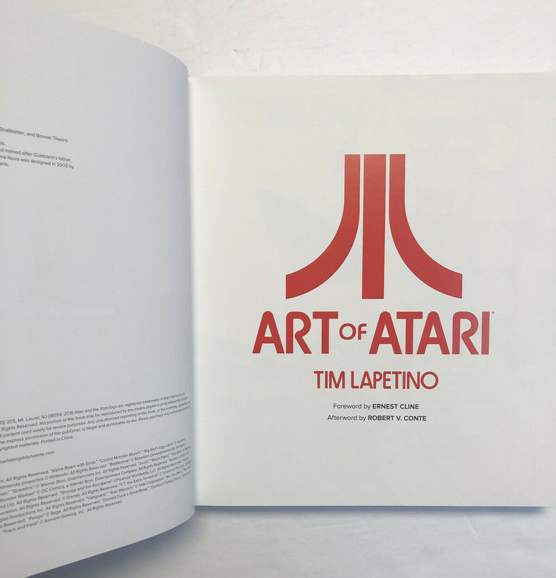 Art Of Atari Hardcover HC (2016) Art book | Dynamite | Tim Lapetino