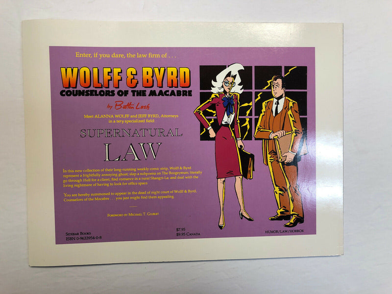 Wolff & Byrd Counselors Of The Macabre Softcover TPB (1992) | Batton Lash