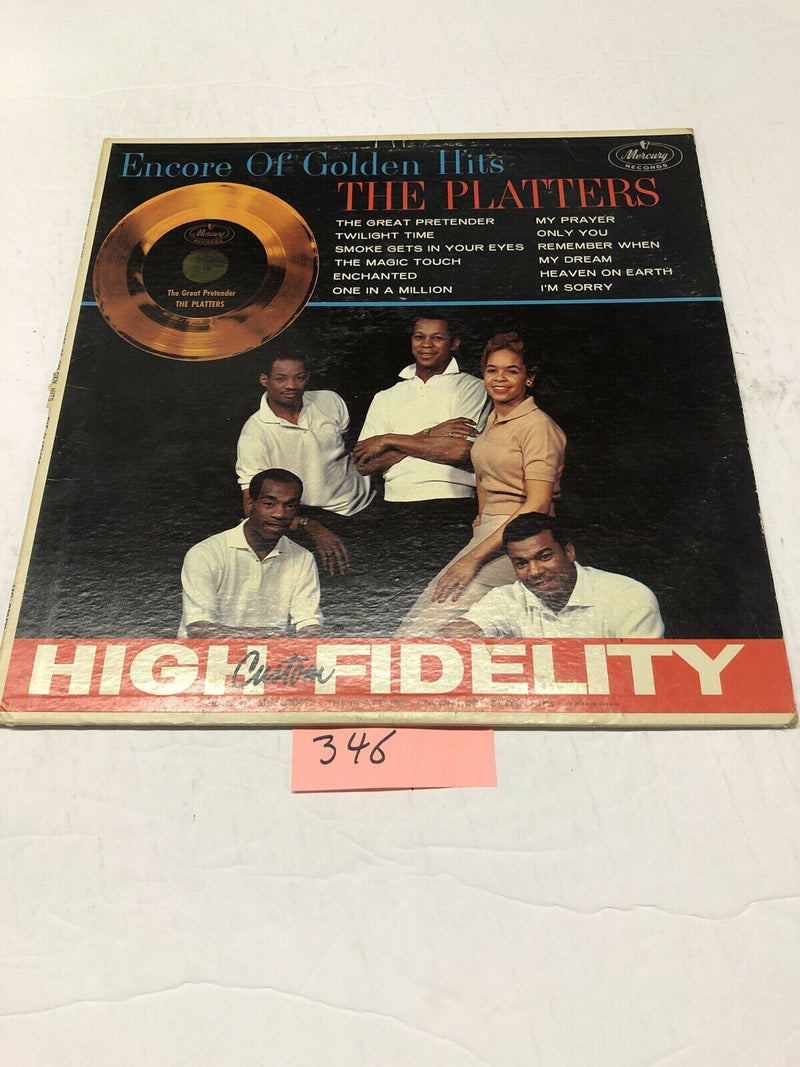 The Platters Encore Of Golden Hits Vinyl  LP Album