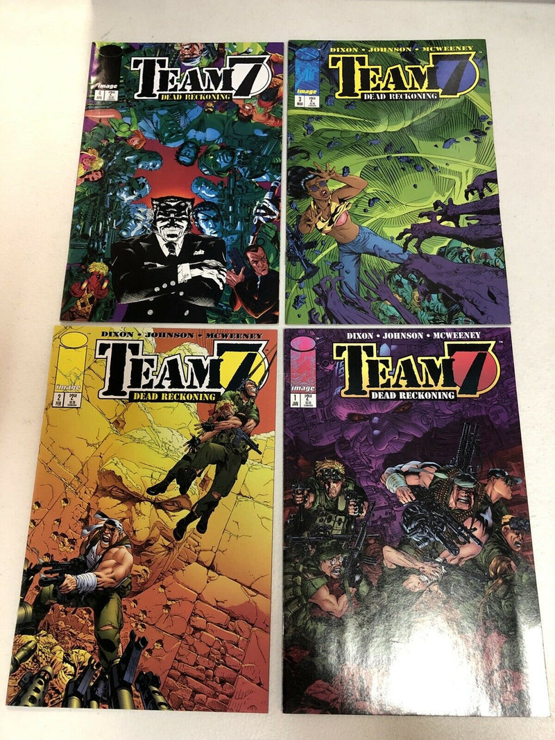 Team 7 Lot 3 separate series (VF/NM) Complete Sets Dead Reckoning Objective Hell