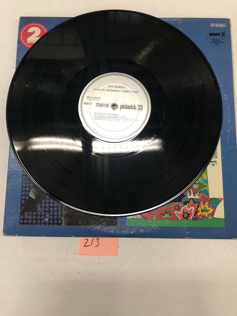Fats Domino Two Sensational Albums In One Package Double Vinyl LP Album