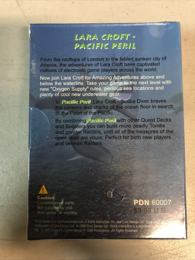 1999 LARA CROFT TOMB RAIDER PACIFIC PERIL QUEST COLLECTIBLE CARD GAME SEALED BOX