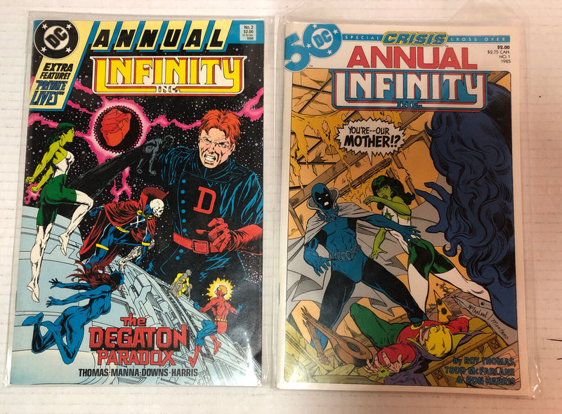 Infinity Inc(1984)#1-53 + Annuals #1-2 F/NM Complete Set ~ Todd Mcfarlane | MC!