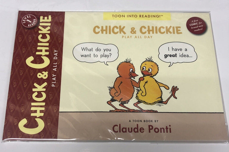 Chick & Chickie Play All Day (2013) TPB • Toon Books • Claude Ponti