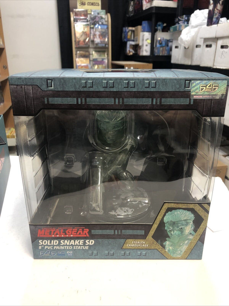 Metal Gear Solid - Solid Snake Stealth Camouflage 8" PVC Statue