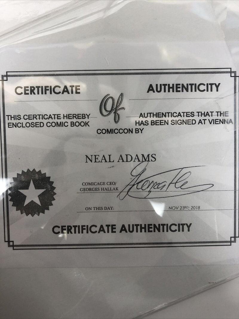 Superman • DC Comics 50 • Signed Neal Adams • Certificate Authenticity • Yang