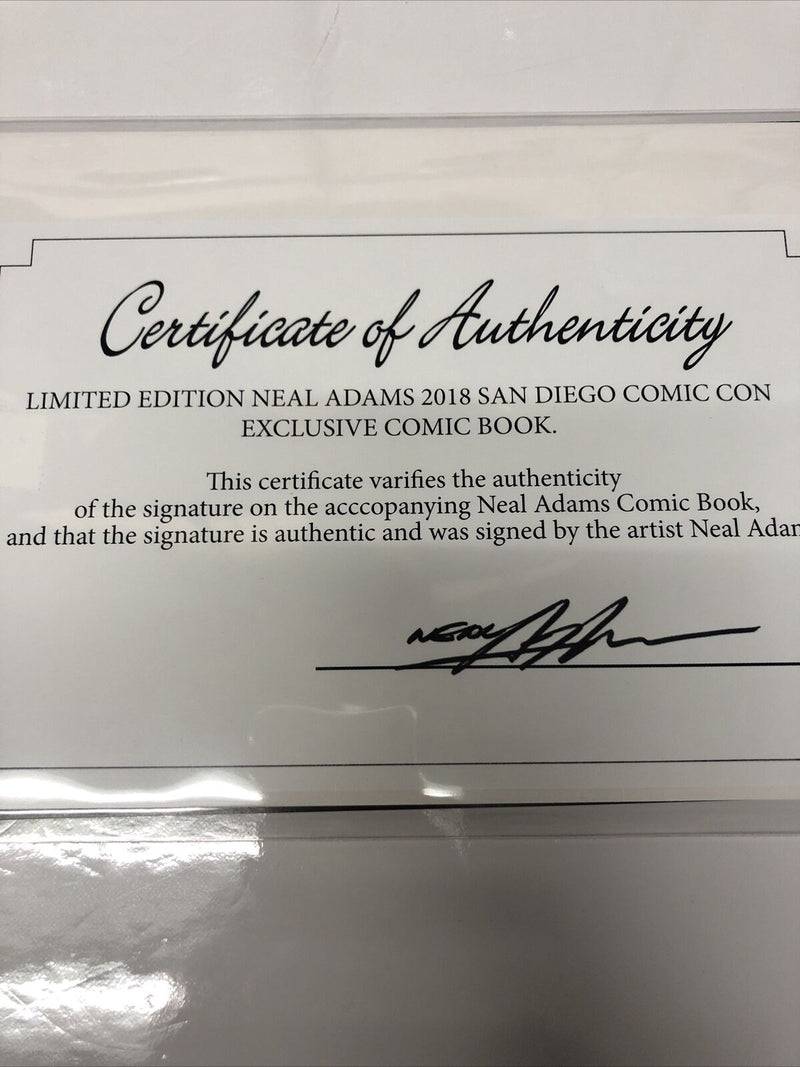 Batman • DC Comics • Signed Neal Adams • VF / NM • Certificate Of Authenticity