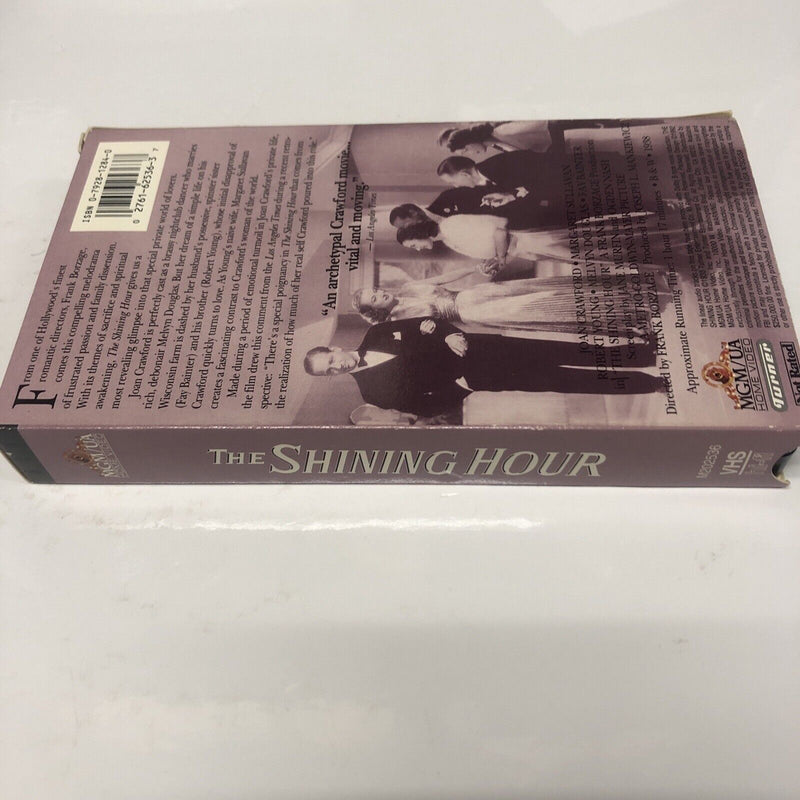 The Shining Hour (1992) VHS • MGM/UA Home Video•Joan Crawford• Margaret Sullavan