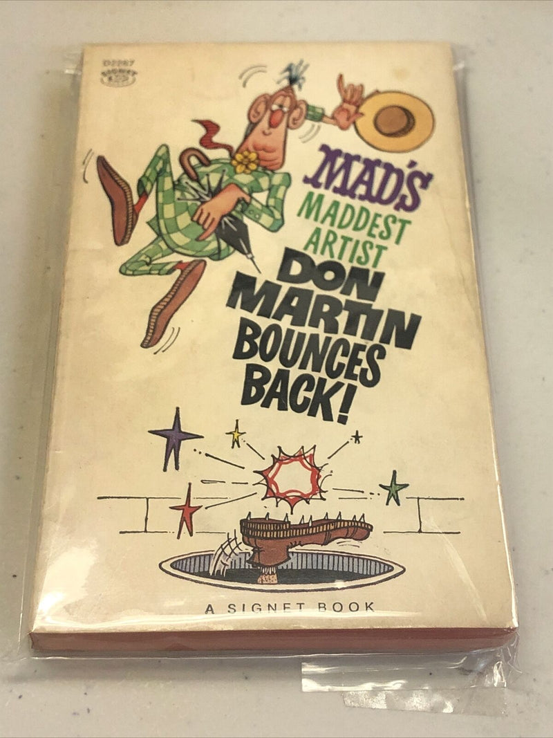 Mad’s Maddest Artist Don Martin Bounces Back! (1963) A Signet Book