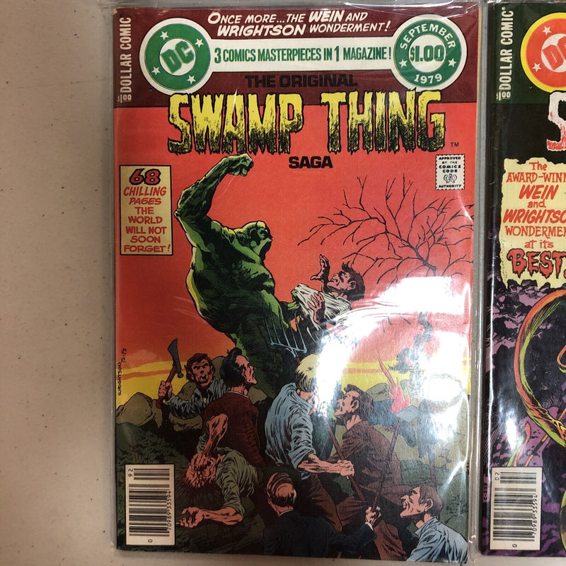 The Original Swamp Thing Saga (1977) 4 Issues (VF) DC Comics