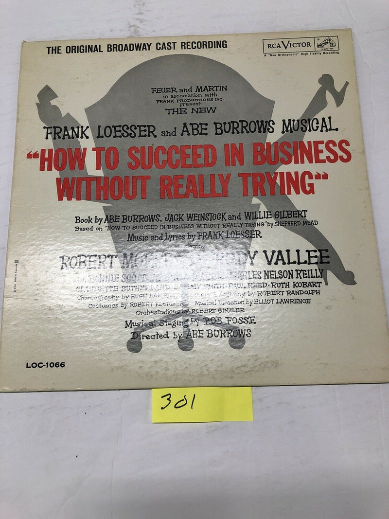 How To Succeed In Business ... Broadway Cast Recording Vinyl  LP Album