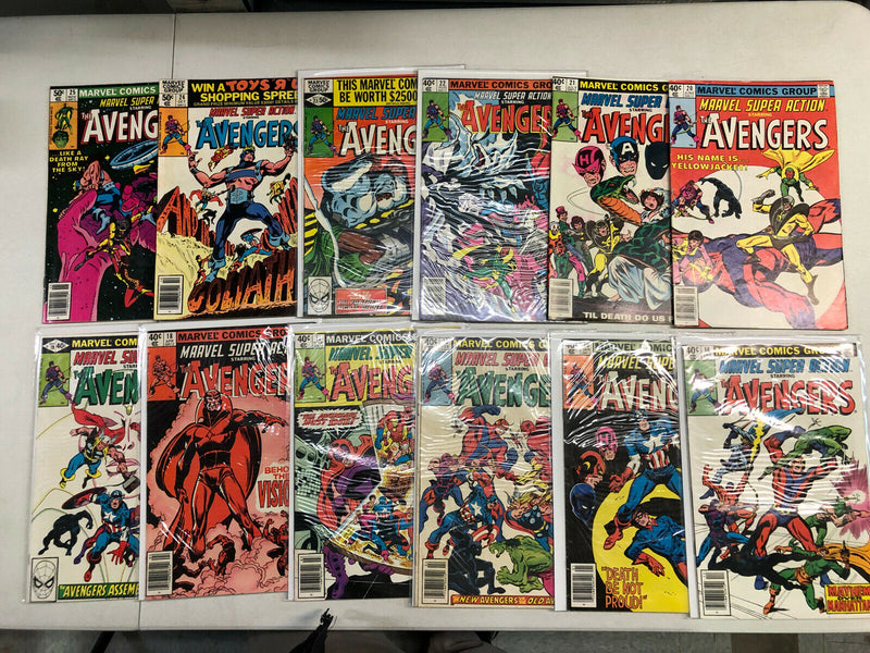 Avengers Reprint Lot (1969) 72 books (VG/VF) Annuals Marvel Super/Triple Action