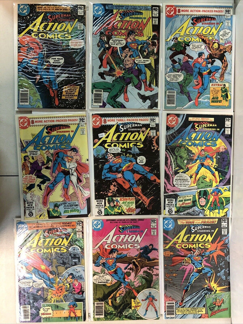 Superman Starring In Action Comics (1979) Complete Set