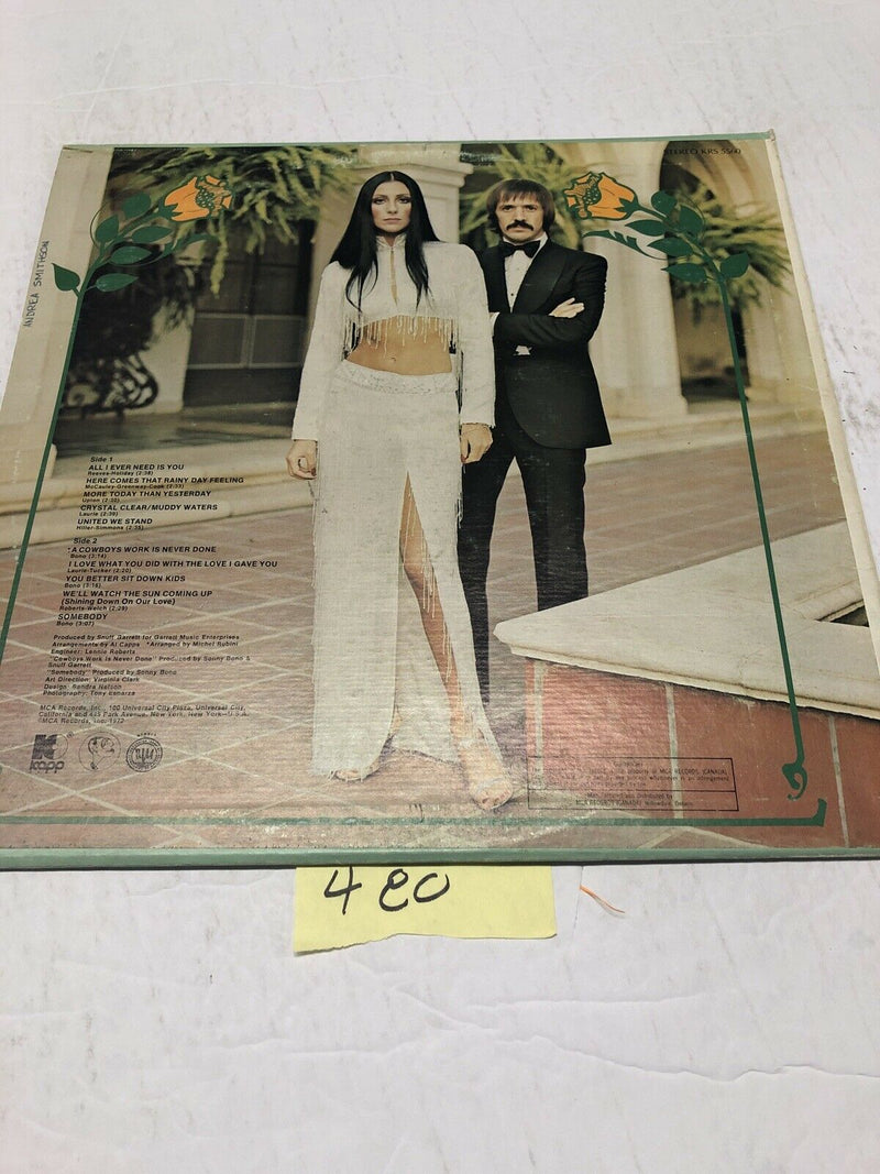 Sonny & Cher All I Ever Need Is You Vinyl LP Album
