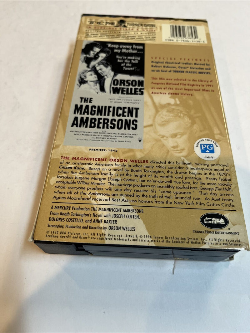The Magnificent Ambersons (VHS, 1998, BW)  Joseph Cotten • Dolores Costello