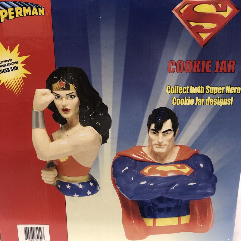 Superman Ceramic Cookie Jar • Limited Edition • Dc Comics • Warner Bros