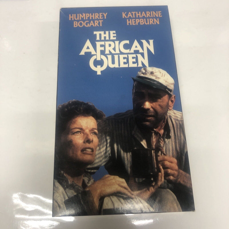 The African Queen (1979) VHS • Humphrey Bogart • Ketharine Hepburn •