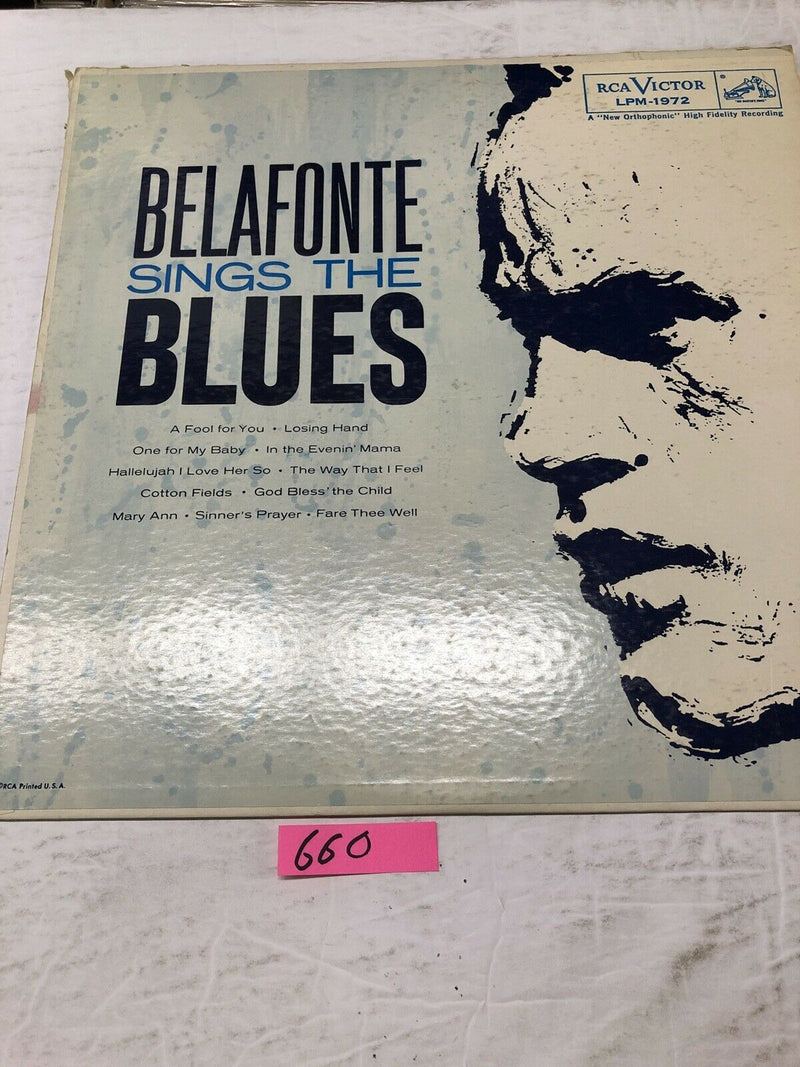 Belafonte Sings The Blues Vinyl  LP Album