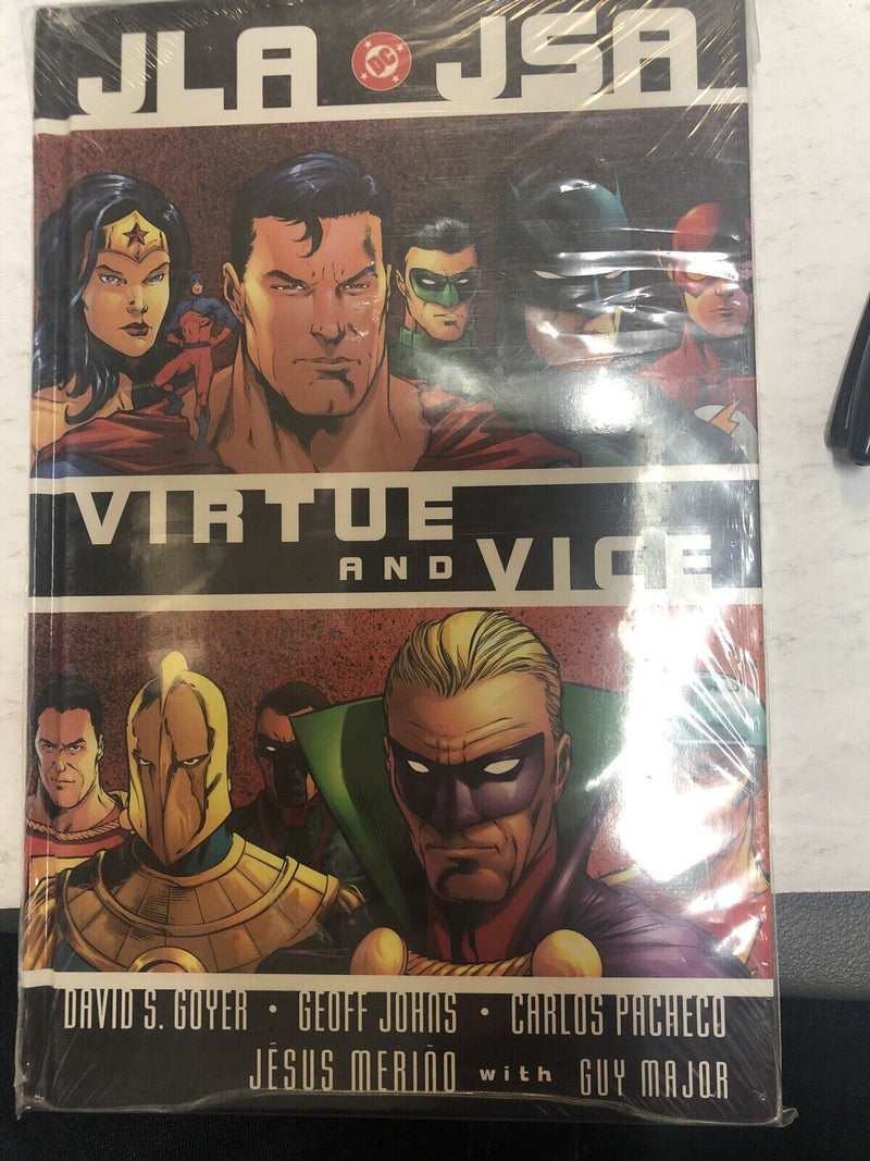 JLA JSA Virtue And Vice (2002) Dc Comics TPB HC Geoff Johns