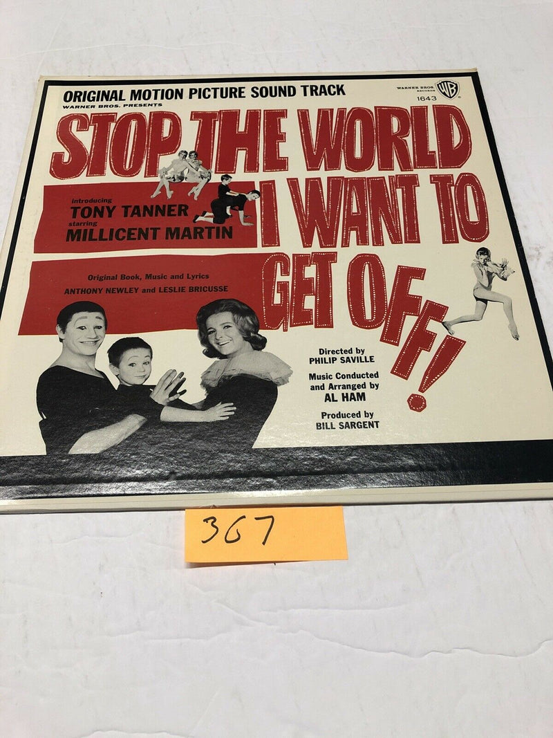 Stop The World I Want To Get Off Motion  Picture Soundtrack Vinyl  LP Album