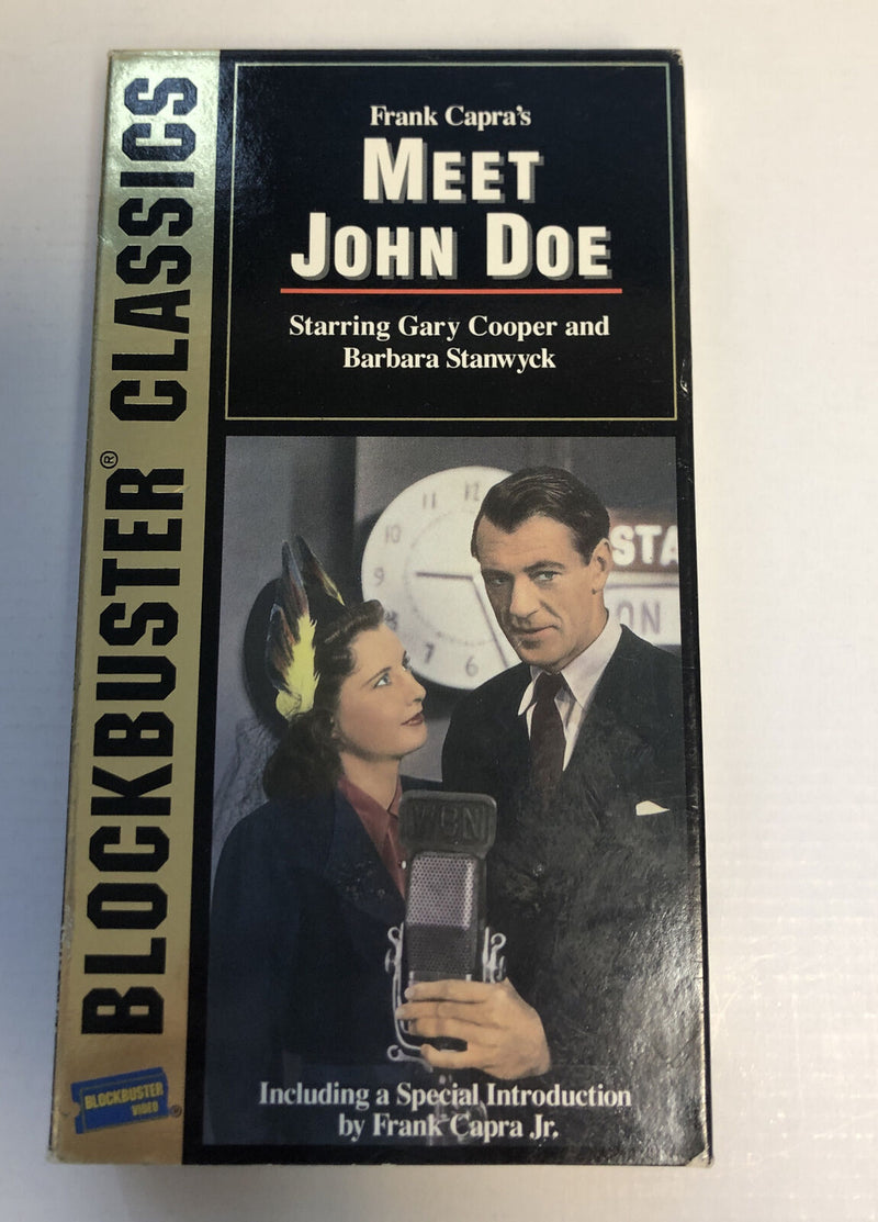 Meet John Doe (1941)BlockBuster Classic Edition | Gary Cooper | Barbara Stanwyck