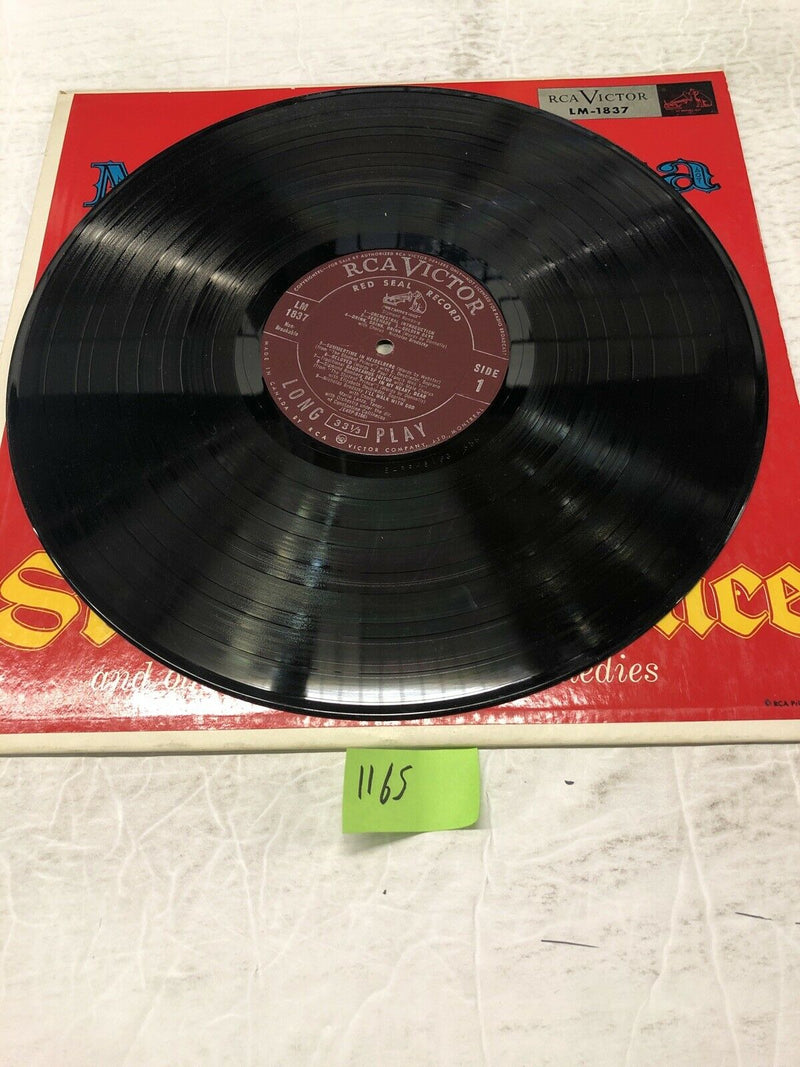 Mario Lanza Sings Hit Songs Of The Student Prince Vinyl LP Album