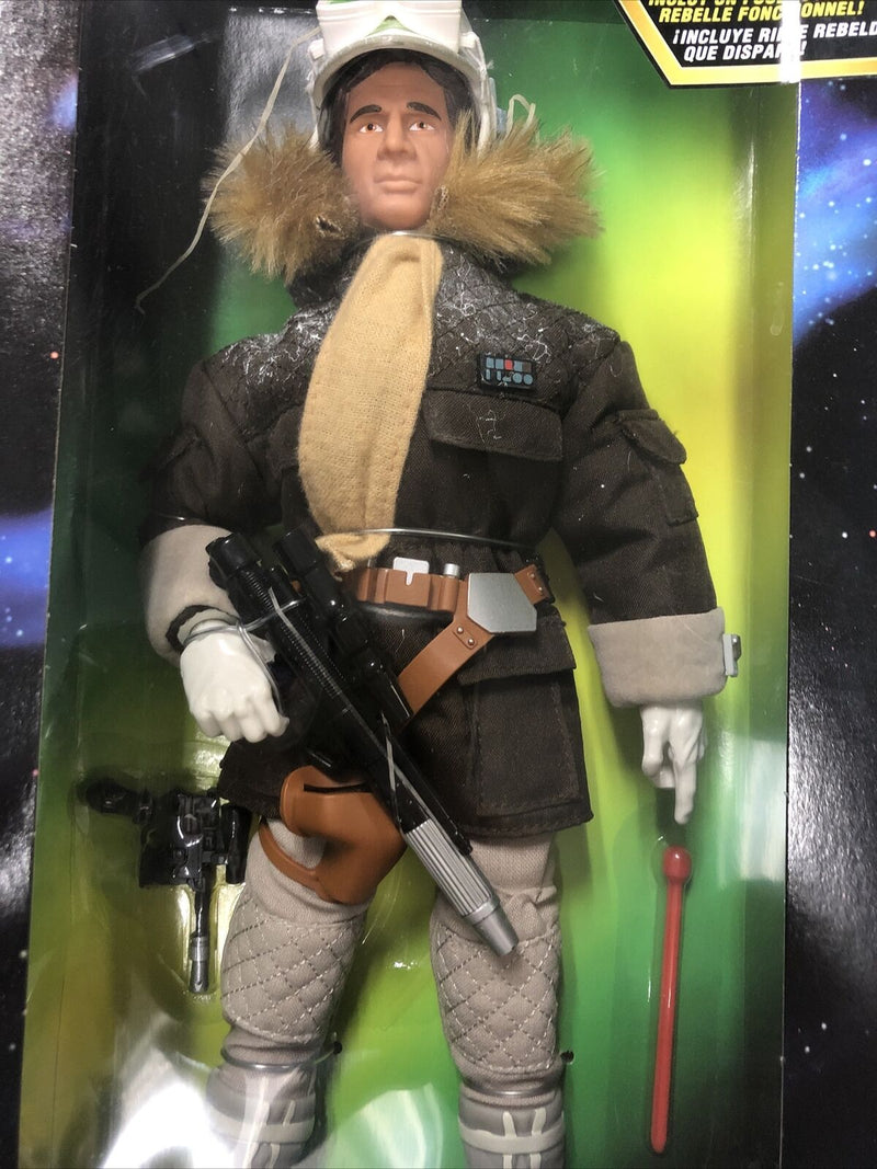 1997 Kenner Star Wars Han Solo in Hoth Gear 12" Action Figure