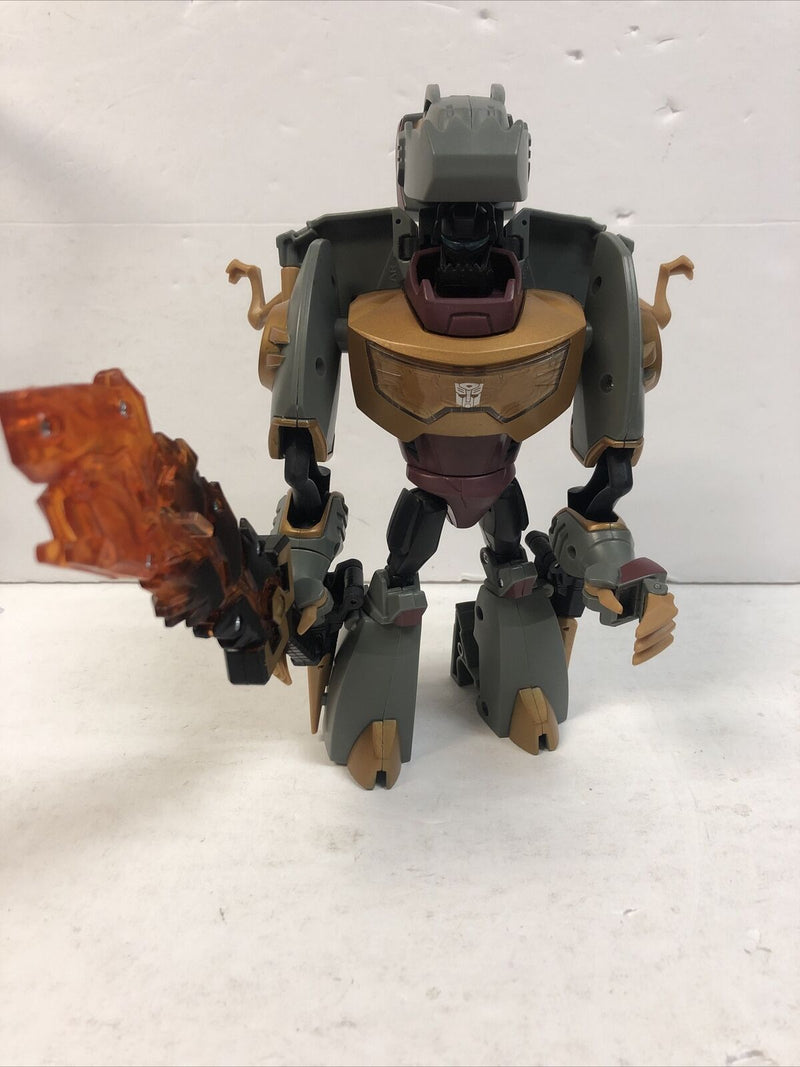 Transformers Animated GRIMLOCK Voyager Class Series 2007 Complete Mint w/instruc