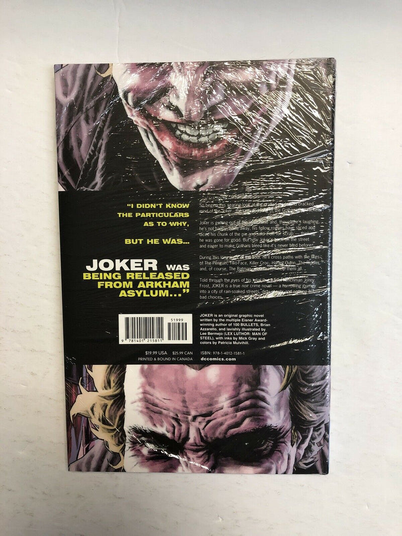 Joker By Brian Azzarello | Hardcover HC (NM)(2008) Lee Bermejo | Sealed