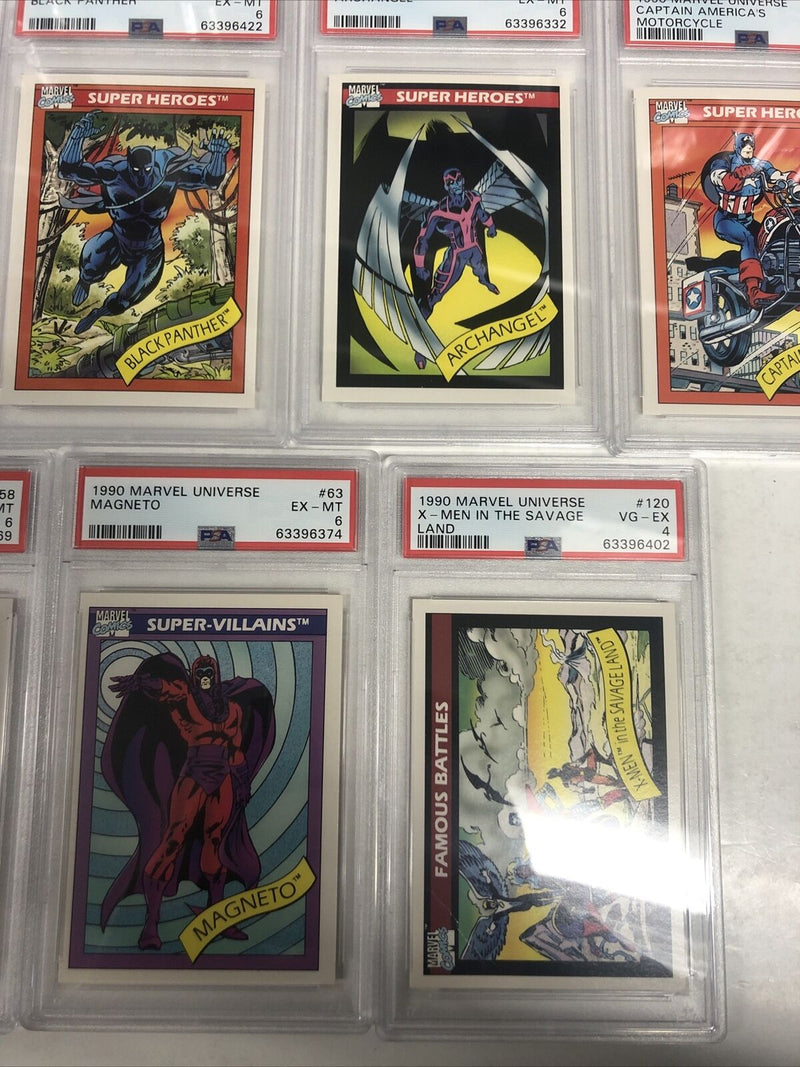 1990 Marvel Universe Marvel Comics  Super heroes 17 PSA Card Grade 6