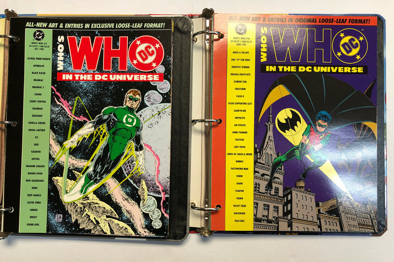 Dc Who’s Who In the Universe 2 Binders Vol. 1 - 16 (1990- 1992) Softcover (NM)